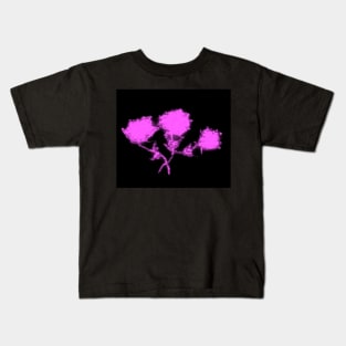 PINK GLASS ROSES Kids T-Shirt